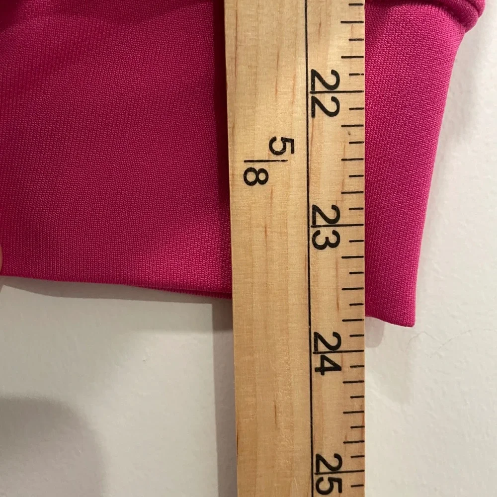 Nike Dri-FIT Womens Pink Full Zip Track Jacket Mock Neck Size M 1621